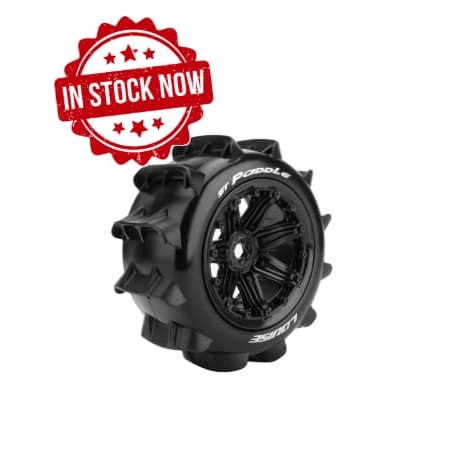 Ruedas Louise ST-Paddle Truggy 1/8 3.8" Hex.17mm (2pcs) LR-T3290B