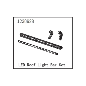 Barra led Absima 1230628 para techo 1/10 crawler 