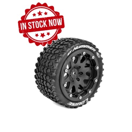 Ruedas Louise MFT ST HUMMER 1/10 Hex.14mm 2.8" (2pcs) LR-T3314SBM