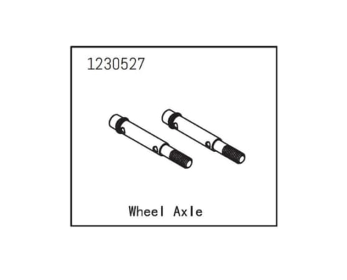 Eje de rueda Absima (2pcs) 1230527