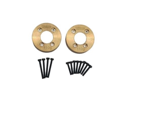 Pesos de latón portales para Absima/ Yikong 110gr. (2pc) 1230658