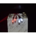 Leds Absima blanco y rojo con soporte de aluminio para Rc 2320041