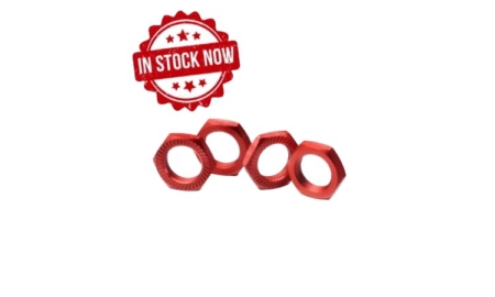Tuercas de rueda Absima para 1/8 17mm rojos (4pcs) 2560007