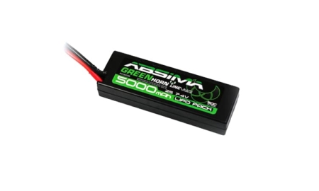 Batería Absima LiPo 2S 7.4V 50C 5000 Greenhorn carcasa rígida (conector TDean) 4140009