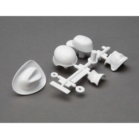 Conjunto de casco Axial y sombrero de piloto (blanco) AXI31635