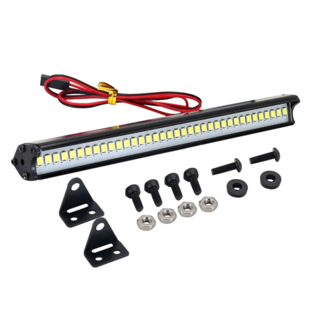 Barra led de 149mm para techo 1/10 crawler con soportes en L