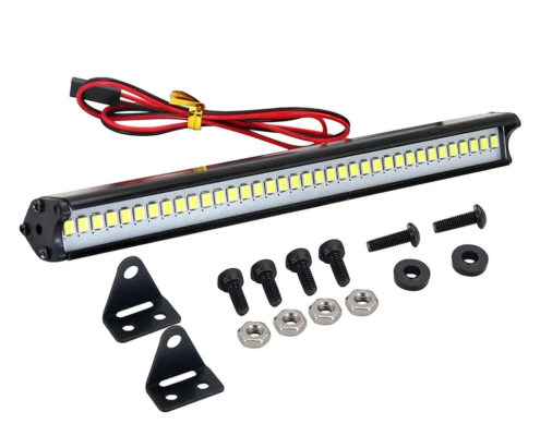 Barra led de 149mm para techo 1/10 crawler con soportes en L