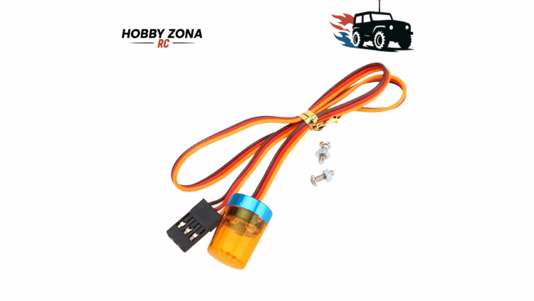 Luz led multifunción para 1/10 RC Crawler 1/14 camión Método de uso: la línea eléctrica está conectada al tercer canal del receptor (CH3) Tamaño: 9*15mm Peso: 3 g/unidad Paquete incluido: 1 luz de coche RC.
