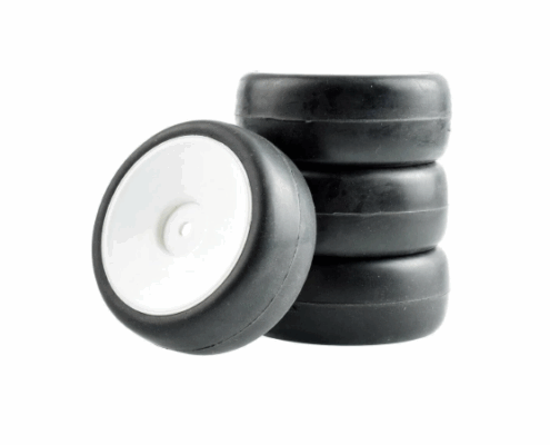 Ruedas Touring car para turismo 1/10 Llantas blancas (4pcs)