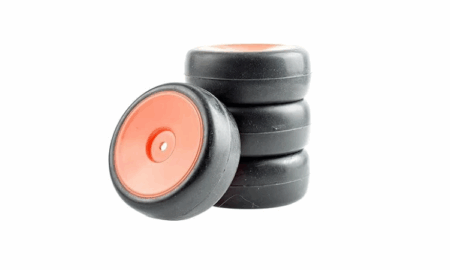 Ruedas Touring car para turismo 1/10 Llantas Rojas (4pcs)