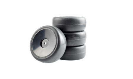 Ruedas Touring car para turismo 1/10 Llantas Negra (4pcs) 2664-BK