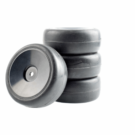 Ruedas Touring car para turismo 1/10 Llantas Negra (4pcs) 2664-BK