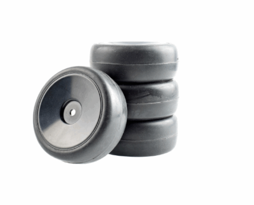 Ruedas Touring car para turismo 1/10 Llantas Negra (4pcs) 2664-BK