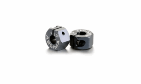Hexágonos Absima +3.00mm de aluminio 7075 T6 para 1:10 (2pcs) 2560015