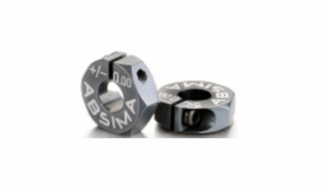 Hexágonos Absima 0mm de aluminio 7075 T6 para 1:10 (2pcs) 2560011