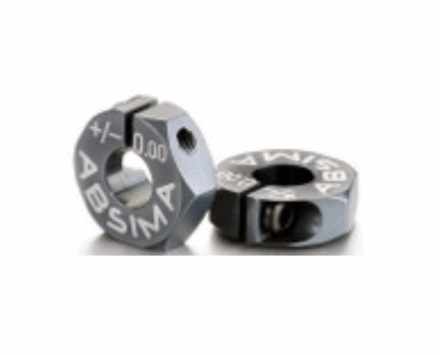 Hexágonos Absima 0mm de aluminio 7075 T6 para 1:10 (2pcs) 2560011