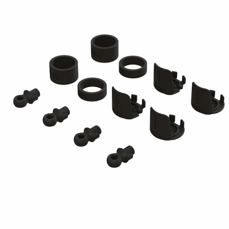 Juego de soporte resortes y rótulas Arrma Kraton/Outcast 4S ARA330672