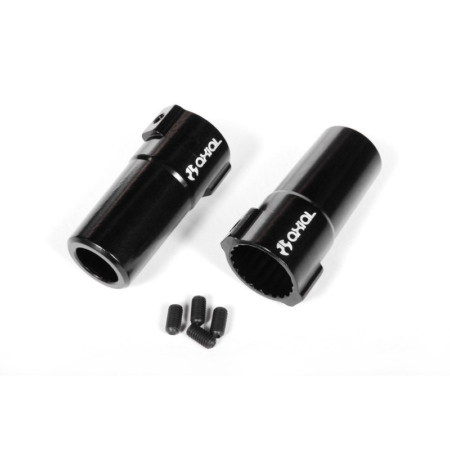 Cubos de eje recto de aluminio AxialAR60 OCP (2pcs) AX30789