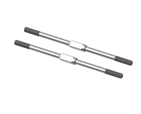 Tensor de acero Arrma M4 x 95mm plateado (2pcs) ARA340175