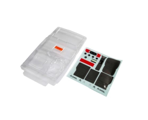 Interior Axial del Jeep JLU SCX10 III (transparente) AXI230016