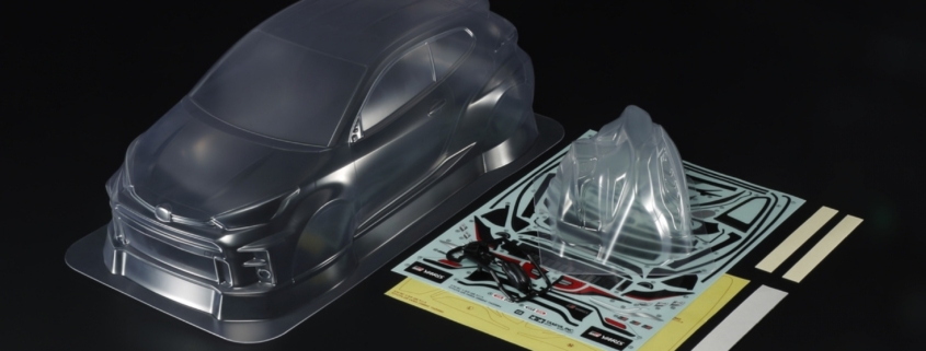 Carrocería Tamiya Toyota GR Yaris 1/10 Sin pintar 51656