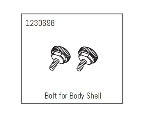 Perno para carrocería Absima Khamba (2pcs) 1230698