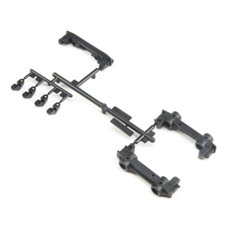 Soportes de parachoques y soportes de pivote SCX10II AXI31634