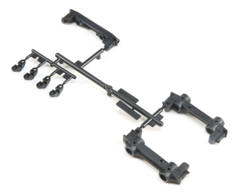 Soportes de parachoques y soportes de pivote SCX10II AXI31634