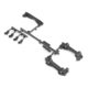 Soportes de parachoques y soportes de pivote SCX10II AXI31634