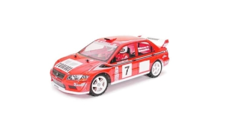 Carrocería Tamiya Mitsubishi Lancer Evo VII WRC 1/10 Sin pintar 50927
