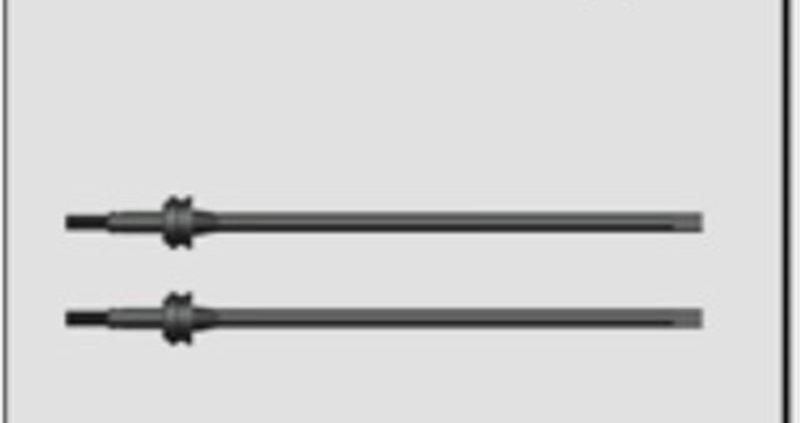 Ejes de transmisión CVD delanteros DF-Models (2pcs) 7179