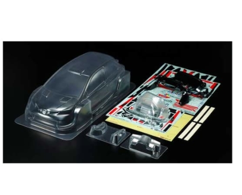 Carrocería Tamiya Toyota Gazoo Yaris WRT/WRC 1/10 Sin pintar 51608