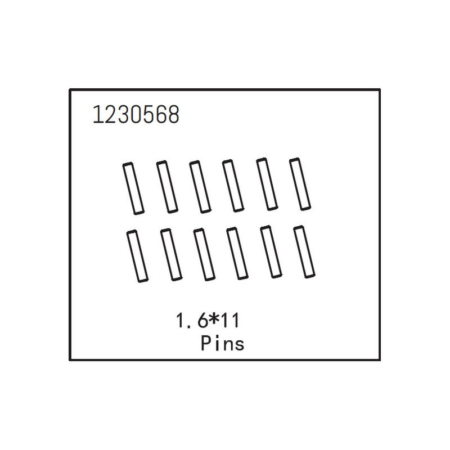Pines 1.6x11 Absima (12pcs) 1230568
