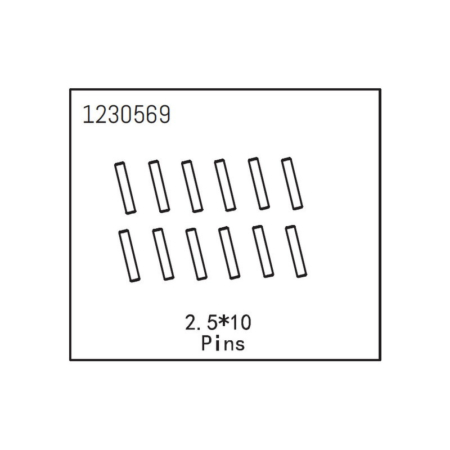 Pines 2.5x12 Absima Sherpa (12pcs) 1230569