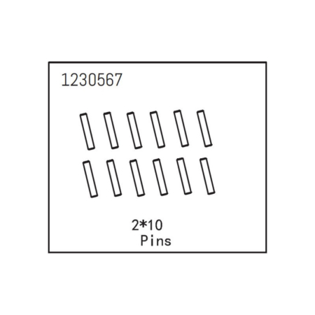 Pines 2x10 Absima Sherpa (12pcs) 1230567