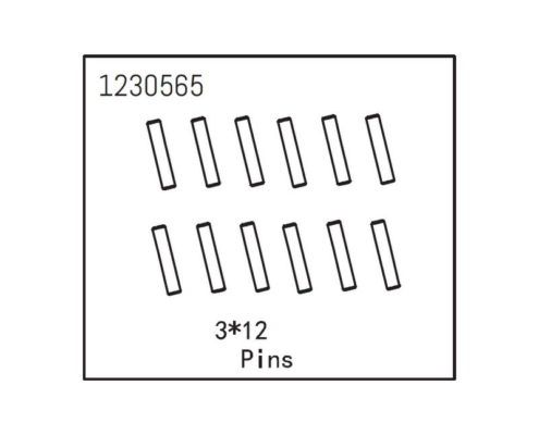 Pines 3x12 Absima Sherpa (12pcs) 1230565