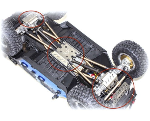 Juego de placas protectoras para CR3.4 Absima 1230709