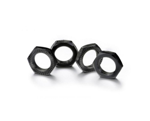Tuercas de rueda Absima para 1/8 17mm negros (4pcs) 2560006