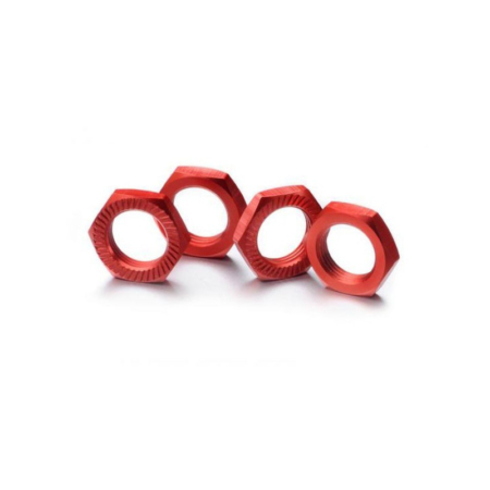 Tuercas de rueda Absima para 1/8 17mm rojos (4pcs) 2560007