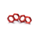 Tuercas de rueda Absima para 1/8 17mm rojos (4pcs) 2560007
