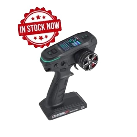 Emisora Dumbo RC Digital DDF-350 10 canales de 2,4 GHz con receptor P10F Volante metal