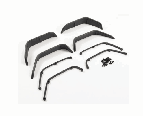 Juego de guardabarros y ruedas moldeados con carrocería FTX Fury FTX9205