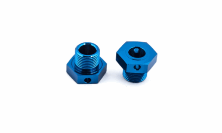 Hexágonos de aluminio 17mm Team Associated RC8B3 AE81079