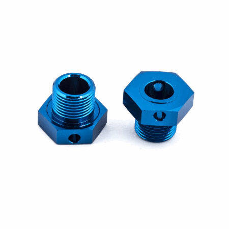 Hexágonos de aluminio 17mm Team Associated RC8B3 AE81079