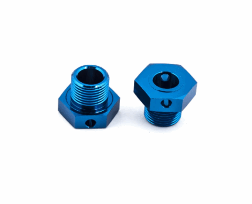 Hexágonos de aluminio 17mm Team Associated RC8B3 AE81079