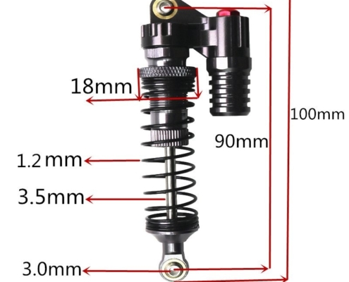 Amortiguadores Piggyback 90mm para Crawlers (2pcs) DP4004