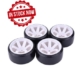 Ruedas Drift 1/10 -6 radios blancos (4pcs) DP3018