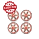 Llantas Fastrax 1.9 de aluminio beadlock 6 radios en rojo (4pcs) FAST0146R