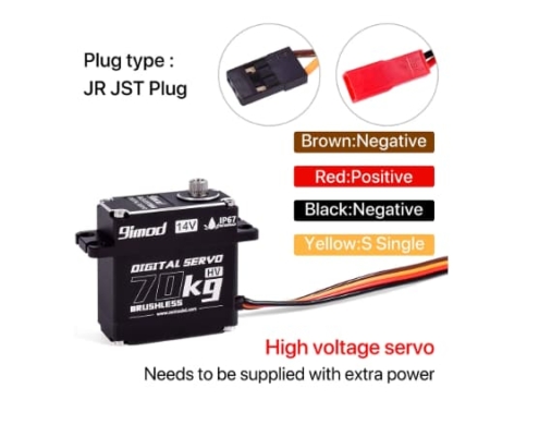 Servo Standard Digital 70KG / 0,09SEG (3S-4S) 180º HV Waterproof