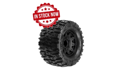 Ruedas Proline Trencher 2.8” MTD Raid Black 6x30 F/R 1/10 Hex. extraíbles (2pcs) PRO117010